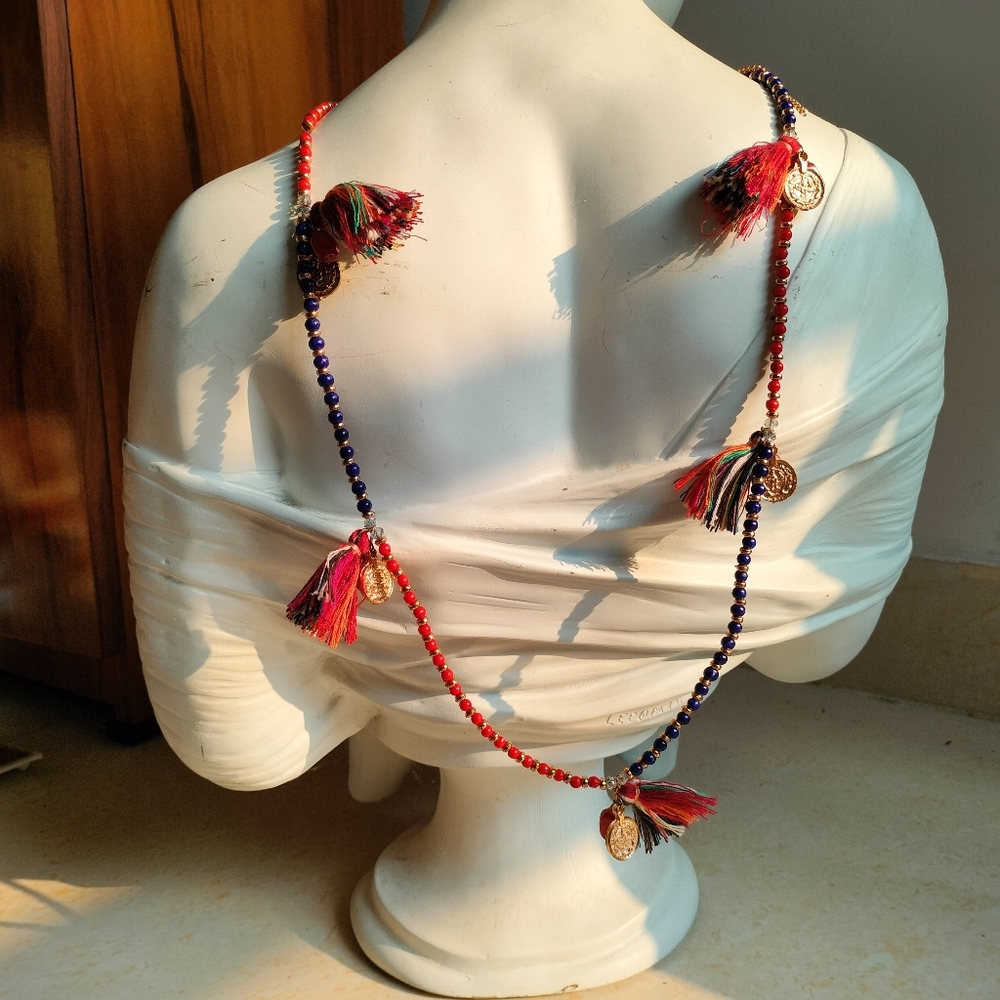 Long Tassel Necklace - Picture 4 of 14